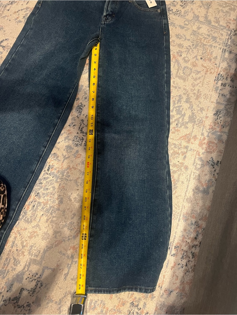 Pacsun Low rise Wide Leg Women’s Jeans Dark blue wash - Picture 8 of 8
